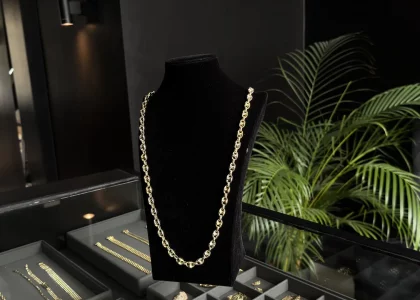 Bohnenkette Goldketten in der Nähe kaufen (333, 585, 750, 21k, 22k)